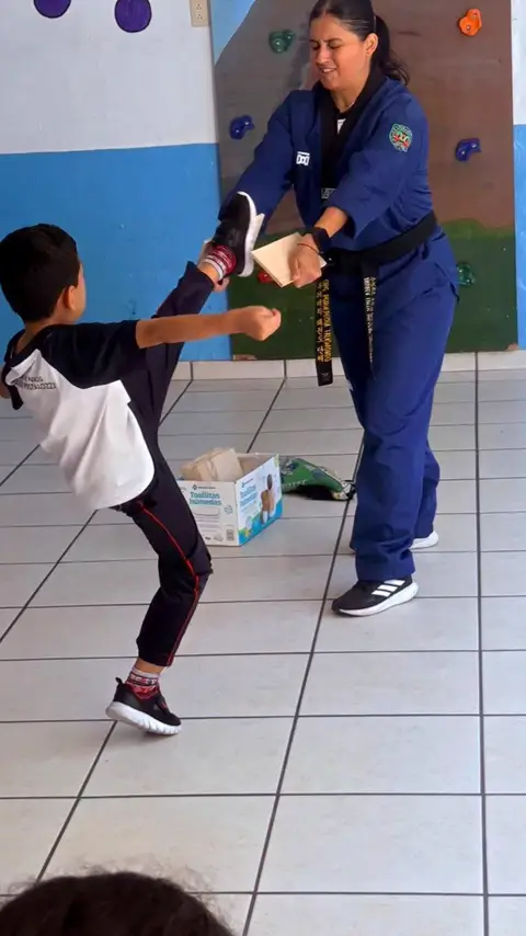 Clase de taekwondo
